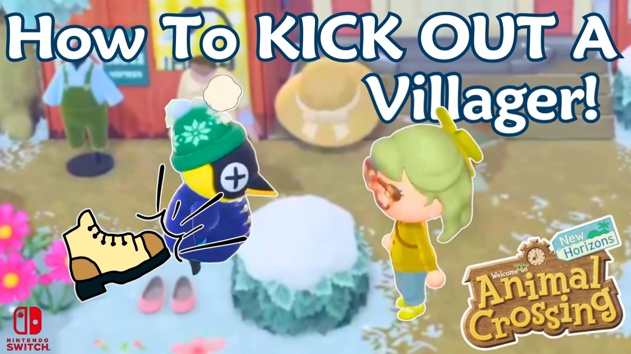 ⭐ How To Kick Out Villagers in Animal Crossing New Horizons - Step by Step ACNH Guide