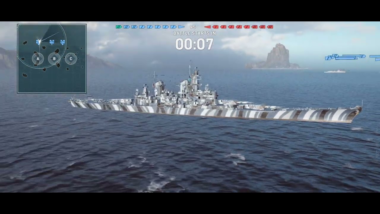 World of Warships Legends Mobile - Iowa Battleship (Beta Gameplay)