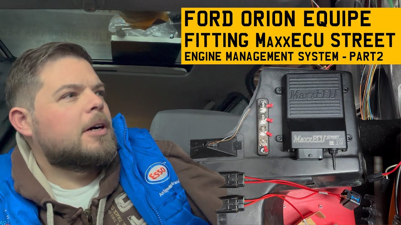 Ford Orion ST170 conversion 33: Fitting the Ignition Advantages MaxxECU Street - Part 2