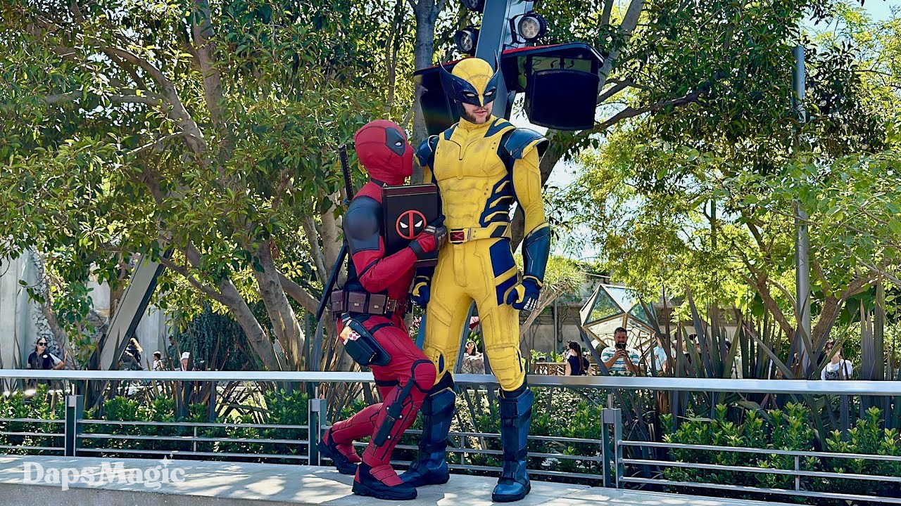 Cinderpool | Deadpool & Wolverine | D23 Day at Disneyland | Avengers Campus 2024