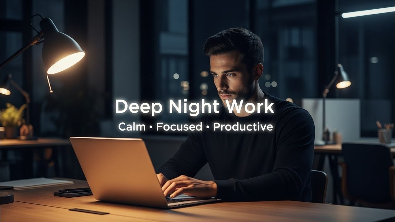 Deep Night Work Music | Calm Focus & Productivity – AURALITH