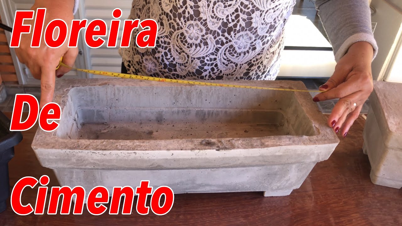 FAÇA VOCÊ MESMO! FLOREIRA DE CIMENTO.