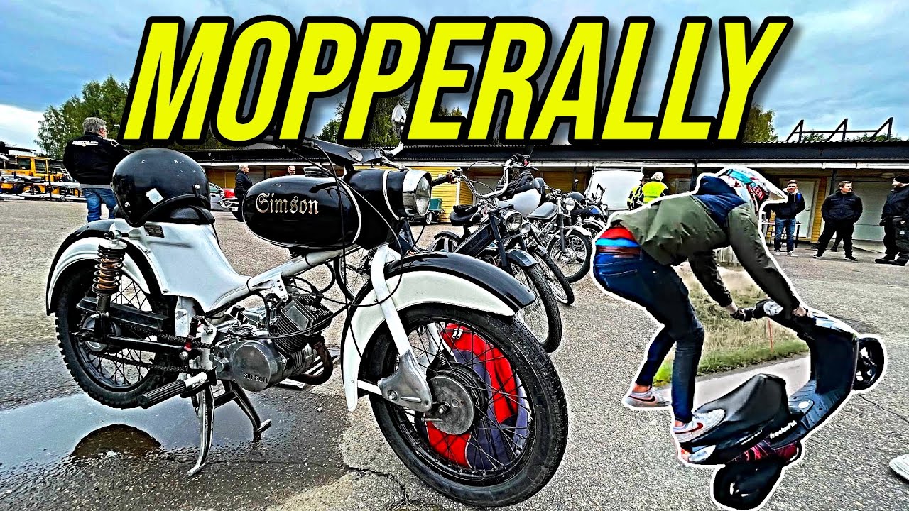 TÄVLAR I ETT MOPEDRALLY - [VLOGG 
