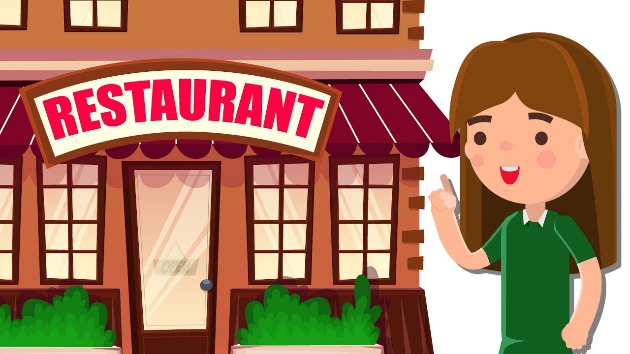 RESTAURANT! Learn English for Kids. All good words about Restaurant topic for children!
