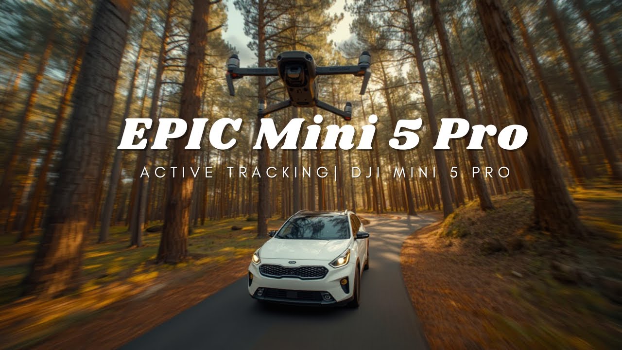 DJI Mini 5 Pro Active Tracking Test 🚗 | 4K 30 FPS (No Edit) #dronevision #djimini5pro #dronetesting