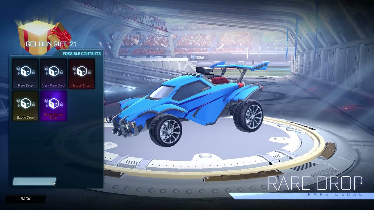 I got a black market from my golden gift!