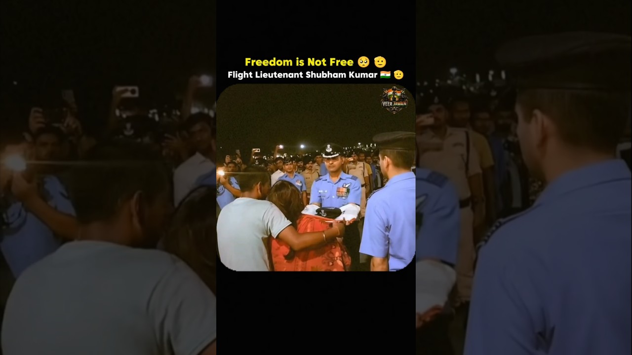 सर्वोच्च बलिदान 🛐💐🫡 Flight Lieutenant Shubham Kumar #army #shorts #ytshorts #shortsfeed #iaf