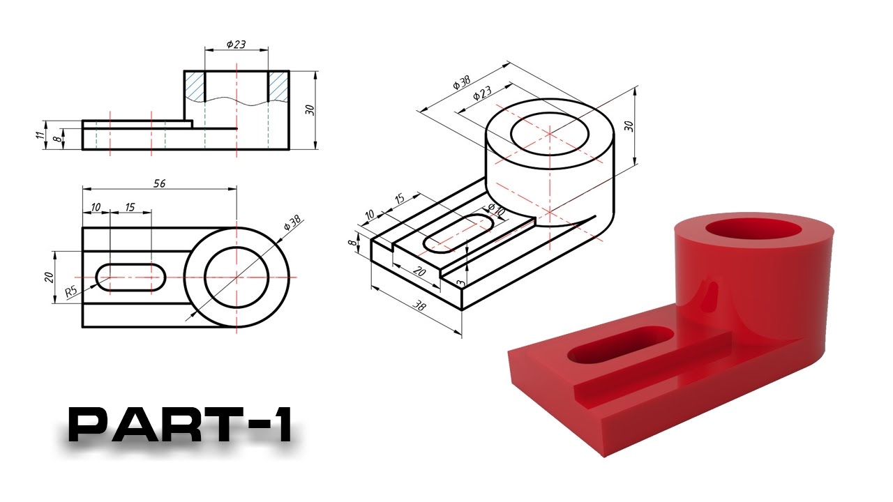 AutoCAD 2D and Isometric drawing-1
