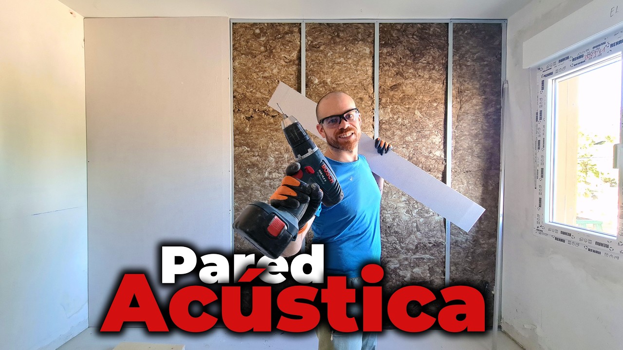 TRASDOSADO ACÚSTICO en yeso laminado para AISLAR RUIDOS de vecinos - REFORMA PISO sin saber #16