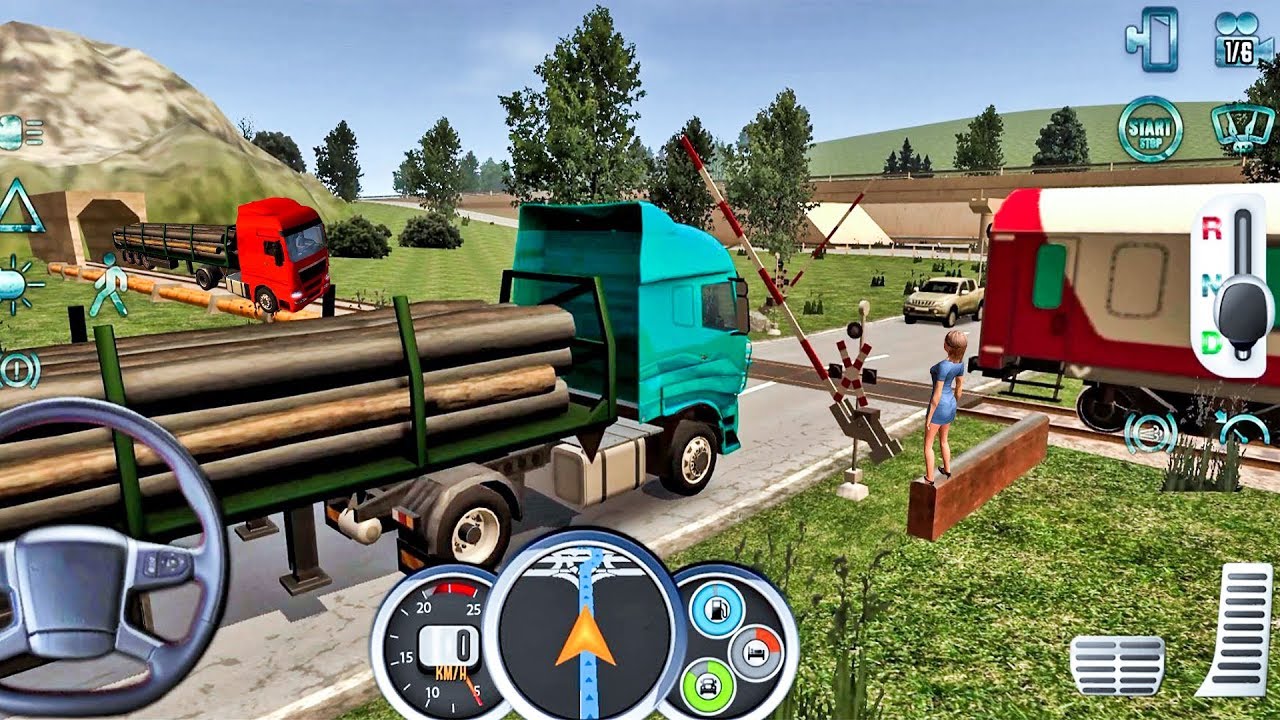 Игра на Андроид: Euro Truck Driver 2018, геймплей №32 - Игры про грузовики