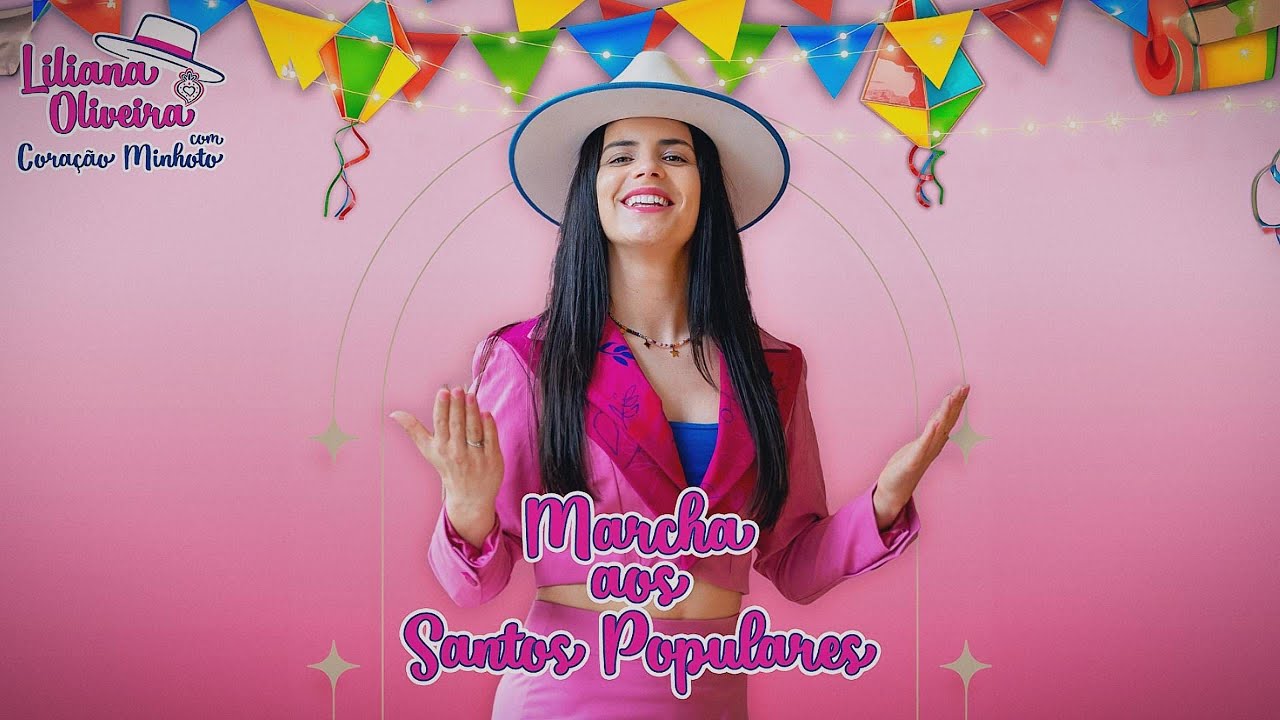 Liliana Oliveira Com Coração Minhoto - Marcha Aos Santos Populares (Lyric Video)