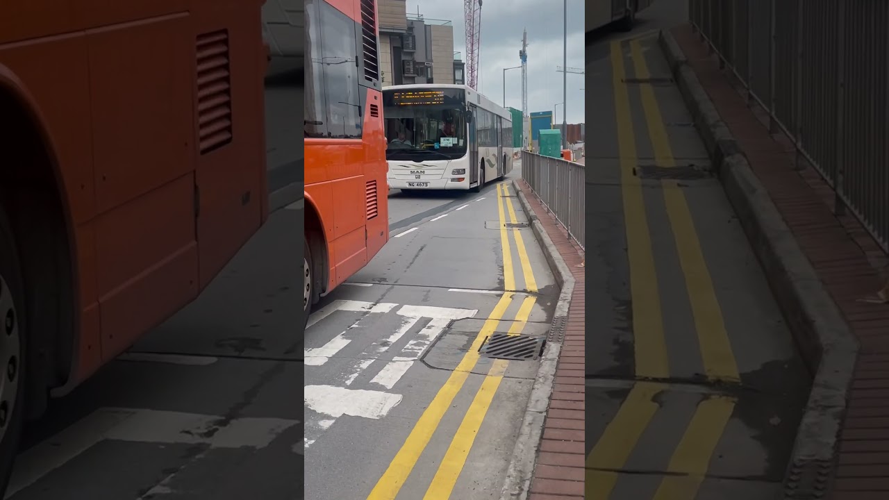 NLB NG 4675 Route 37H Pulling In At 37H Bus Stop #mn #nlb #buses #hkbus #lantau #lantauisland