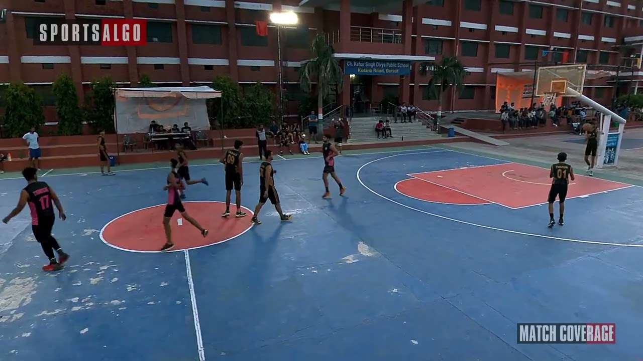 🏀 DPS Ghaziabad vs CVPS Meerut | U17 CBSE Basketball Semi-Final Q1 & Q2 🔥 | SportsAlgo Coverage