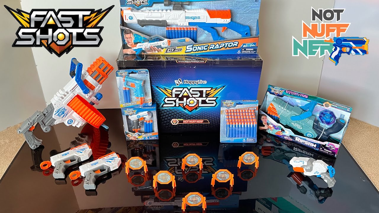 Introducing Fast Shots™ Blasters  by Happy Line Toys® | Overview