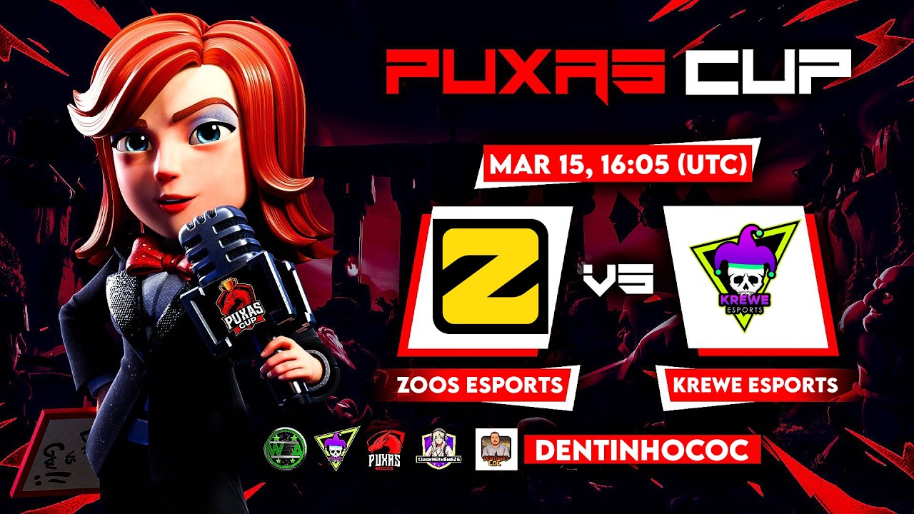 ZOOS ESPORTS vs KREWE ESPORTS - PUXAS CUP (SEMI FINAL LOWER BRACKET) - CLASH OF CLANS