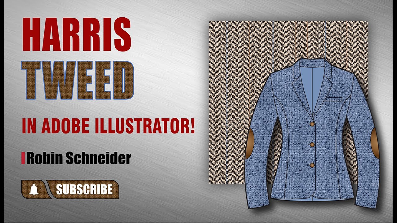 Как создать заливку твидовым узором в Adobe Illustrator