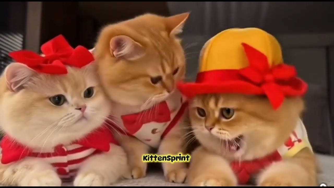 The Silly Kittens: Calm, Sneaky, and Screaming#SillyKittens#CuteChaos#KittenDrama#CatSquad#CatLovers