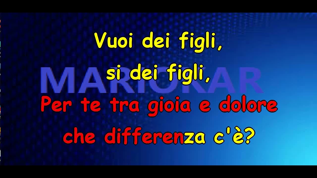 Luca Carboni   Farfallina  karaoke