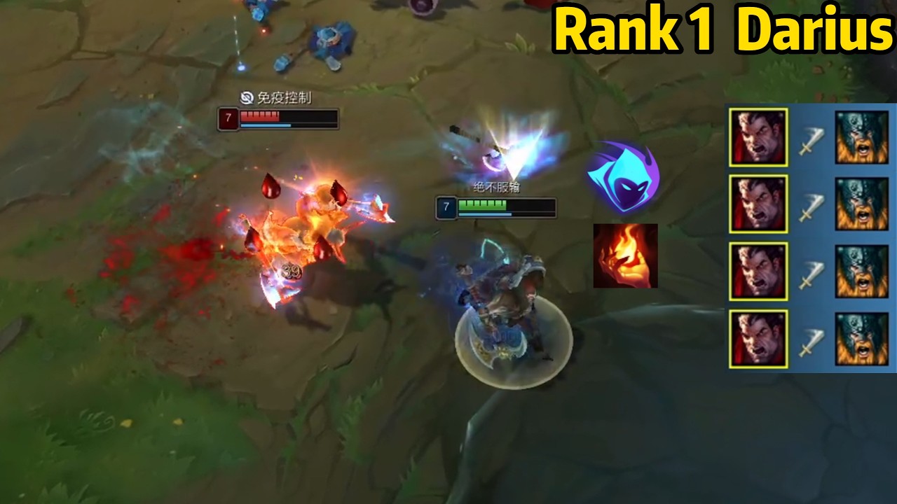 Rank 1 Darius: He Faced the Most Aggressive Olaf OTP in KR Server!