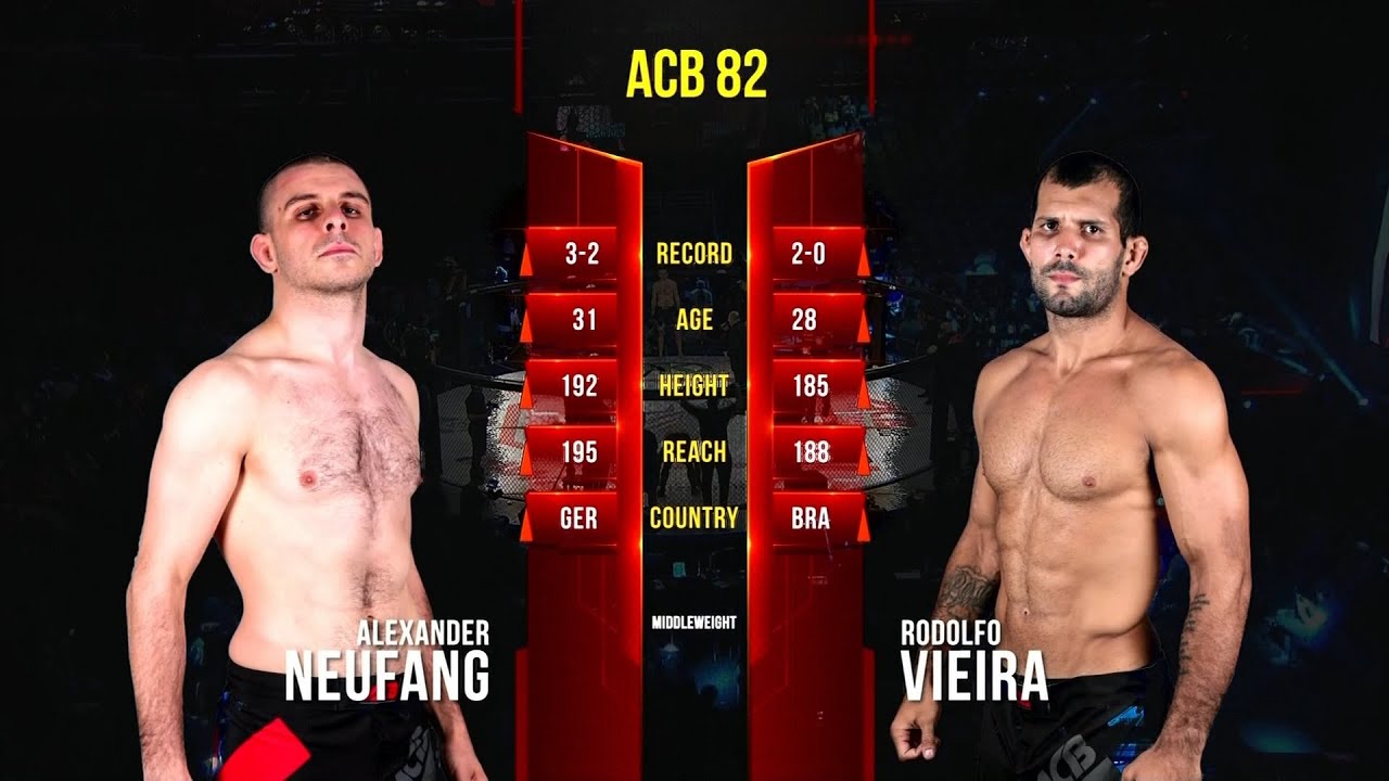 Александр Неуфанг vs. Родолфо Виейра | Alexander Neufang vs. Rodolfo Vieira | ACB 82