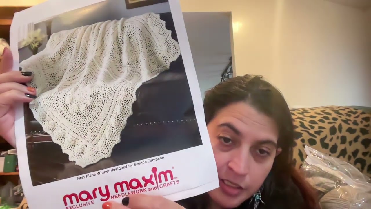 Mary Maxim Mystery Bags Unboxing!! Plus Mary Maxim Afgan Kits!! 08-18-2024