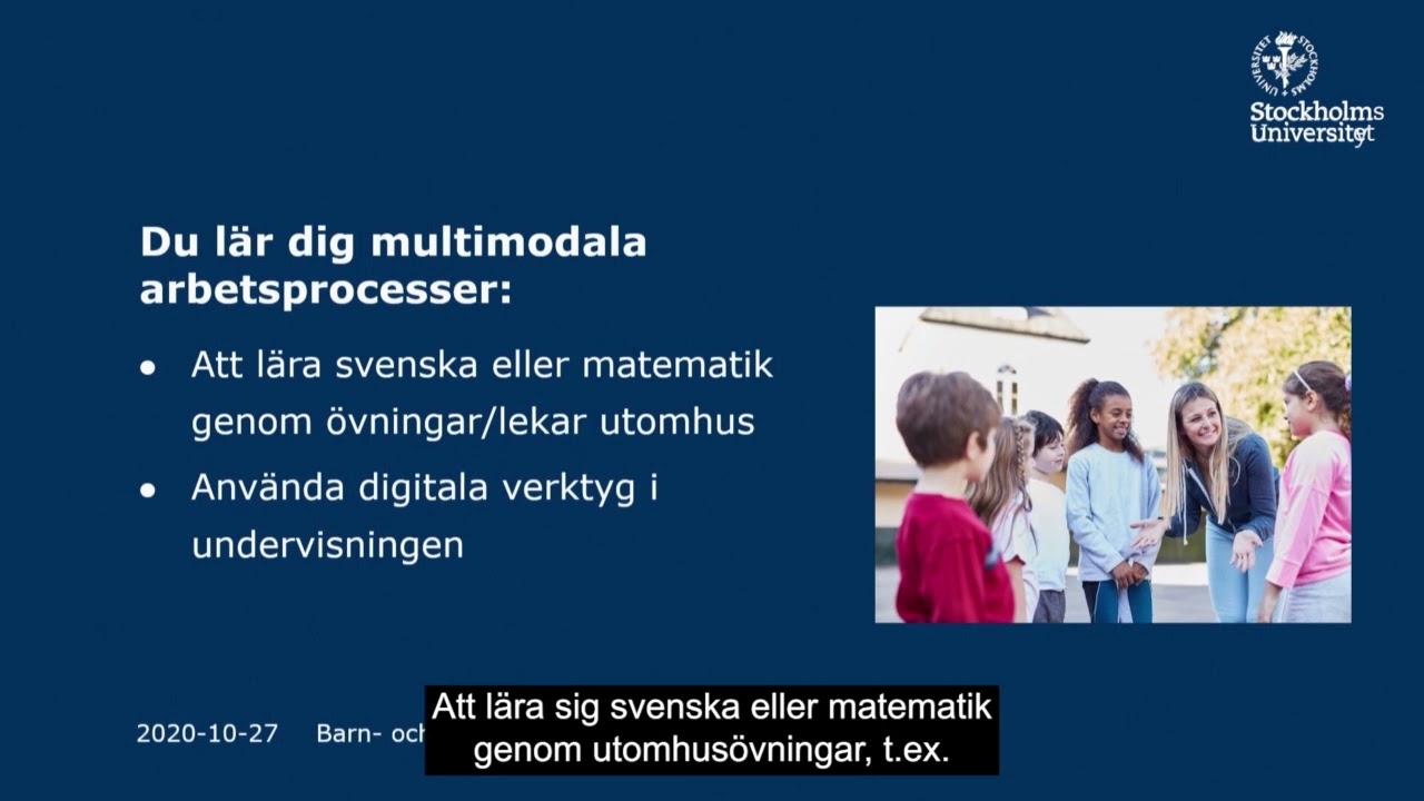 L&auml;rare i fritidshem &ndash; ett variationsrikt framtidsyrke!