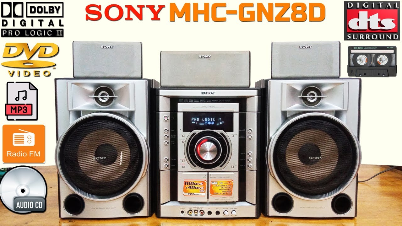 Sony MHC-GNZ8D | Overview & Sound test