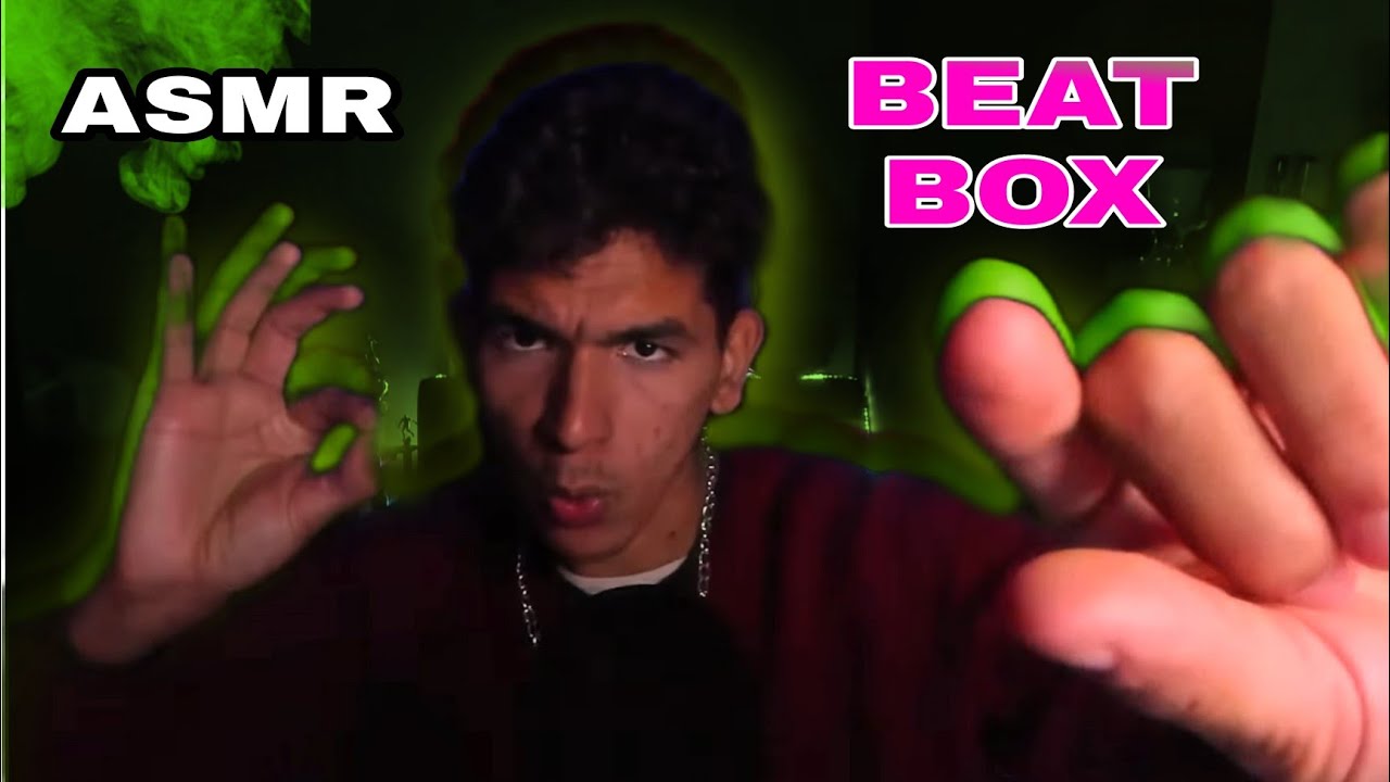 ASMR BEAT BOX + 👅MOUTH SOUNDS + 👁VISUALES + DAME UN POCO MAS deaa se ponía a cantar