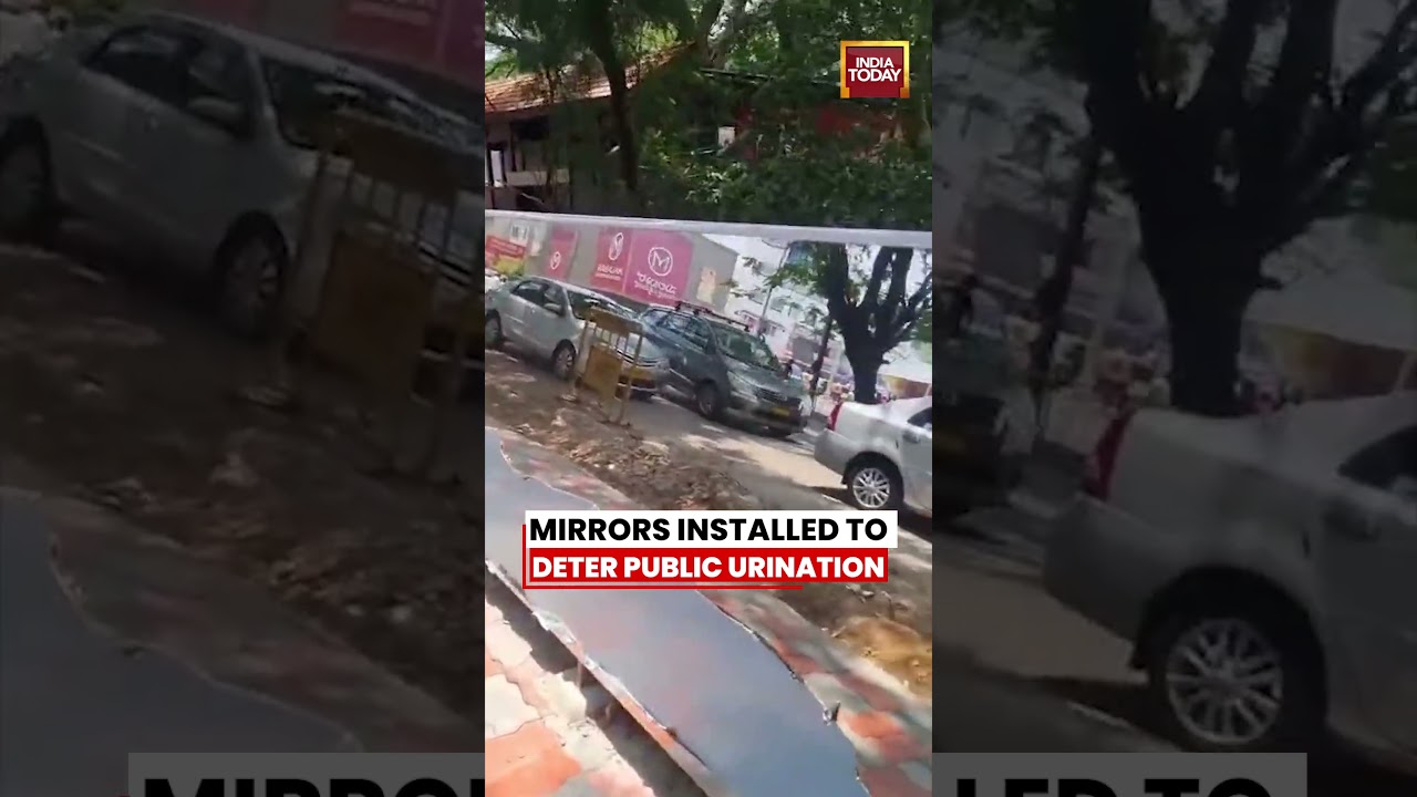 Mysuru Uses Mirrors To Curb Public Urination | Viral Video | Karnataka | Mysuru News
