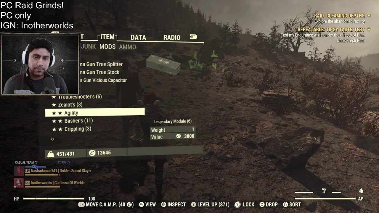 PC Raids Grinds!