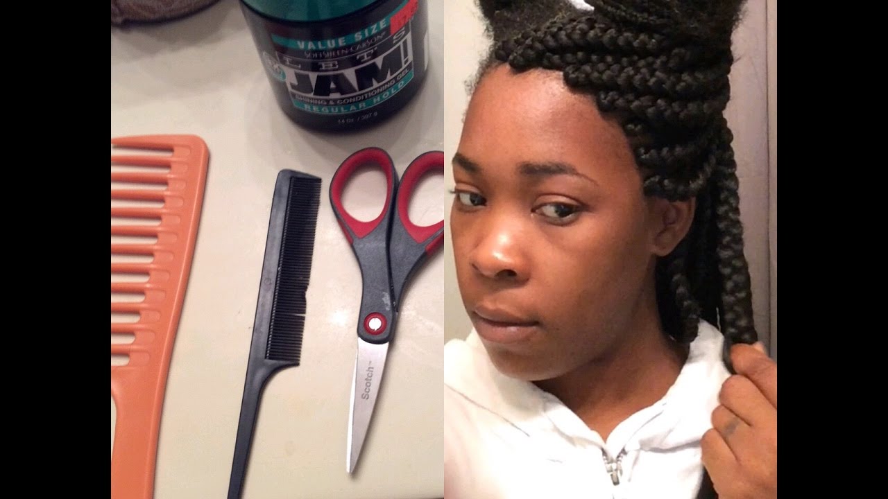 How To Box Braid Your Own Hair| Step by Step