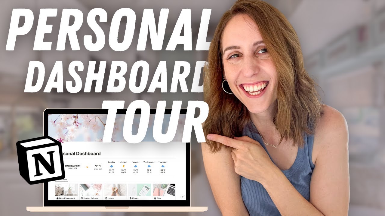 Personal Dashboard Tour | My Daily Notion Hub