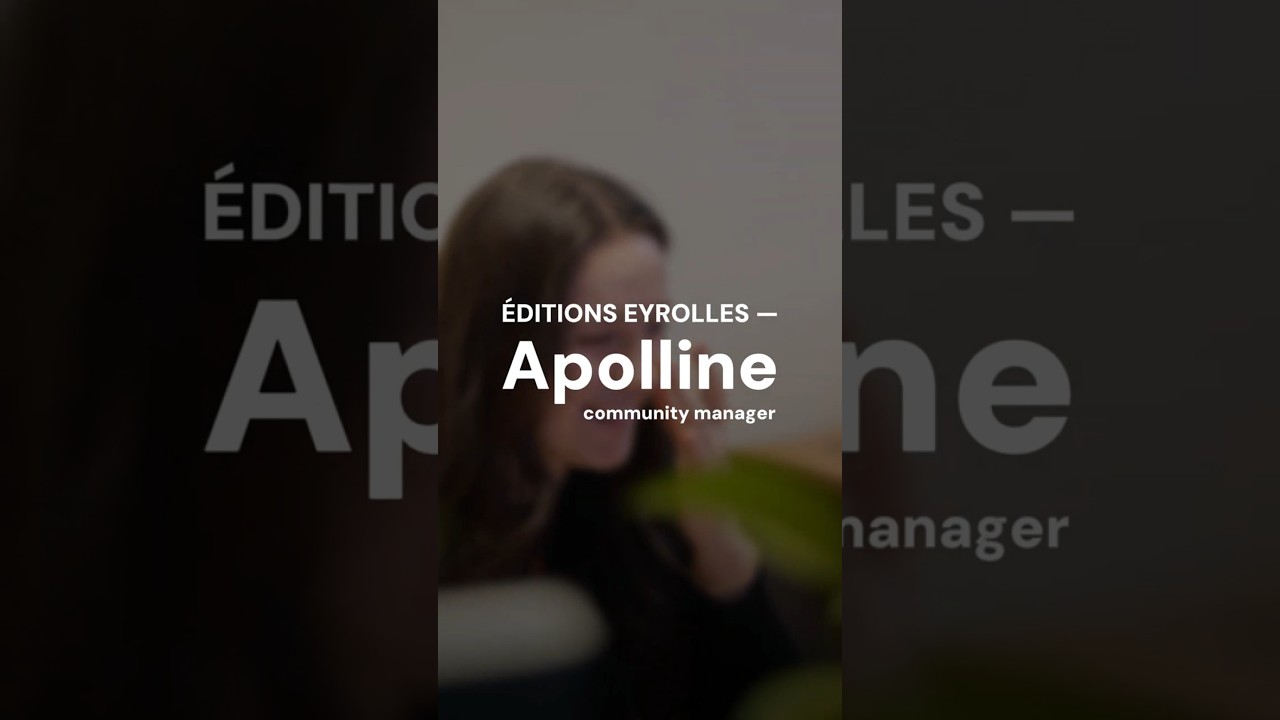 100 ans des &Eacute;ditions Eyrolles - Le portrait d'Apolline