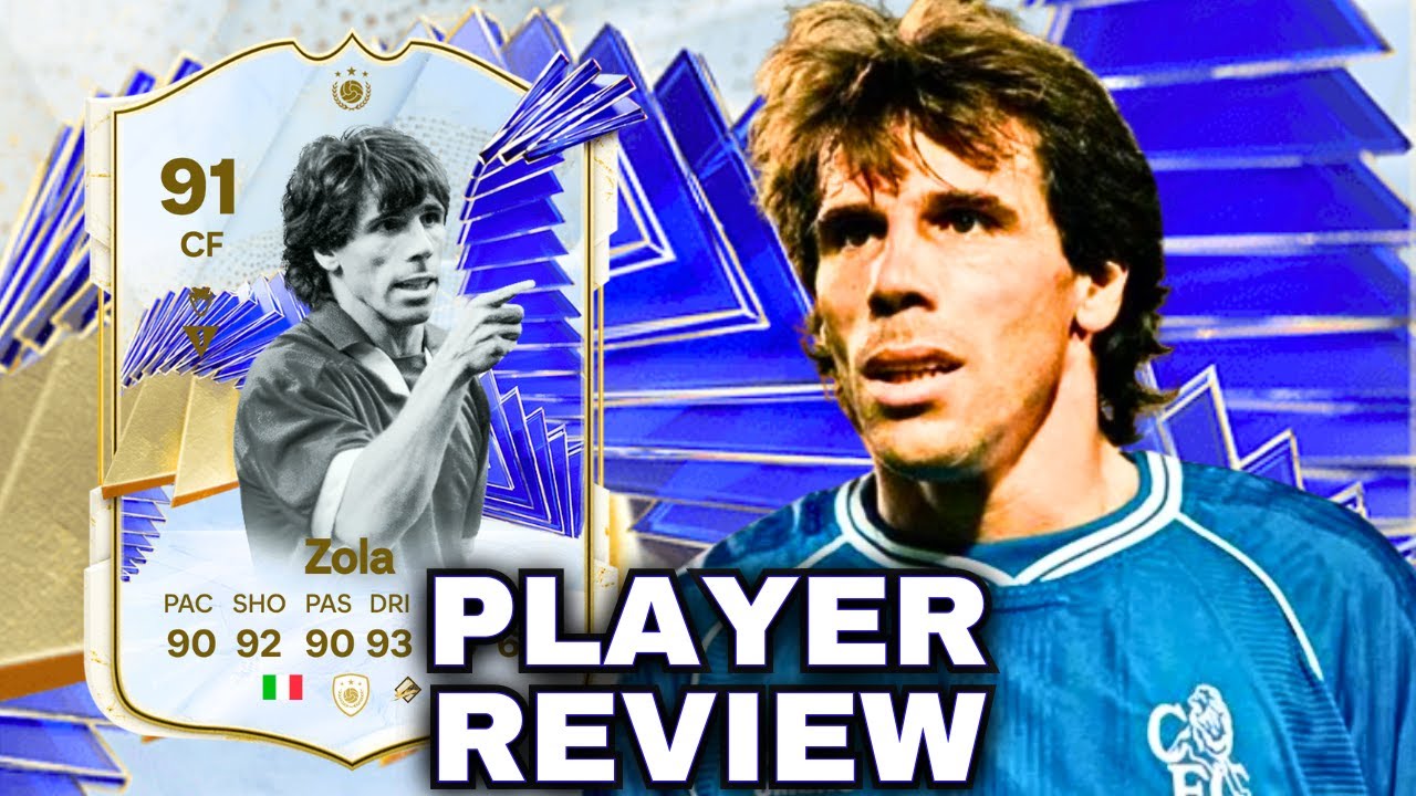 How GOOD is 91 TOTY Icon Gianfranco Zola ACTUALLY? 🤩 | FC 24 Ultimate Team Player Review