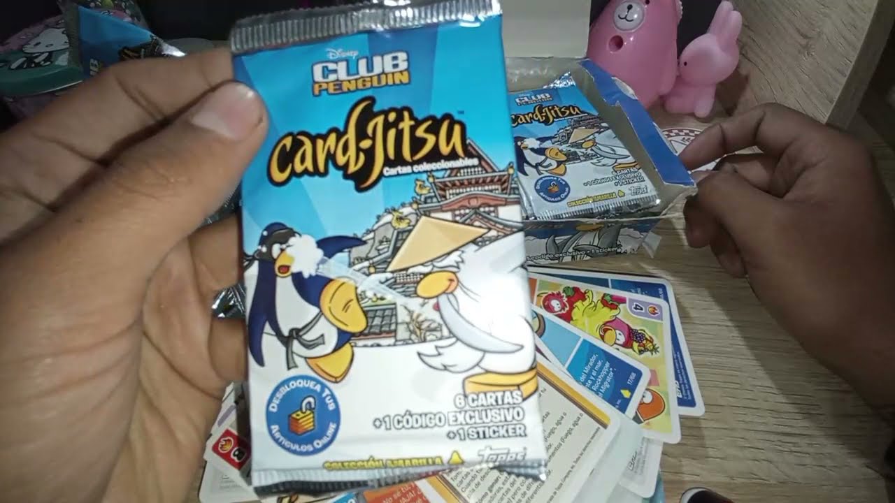 Card jitsu - Club penguin tcg unboxing