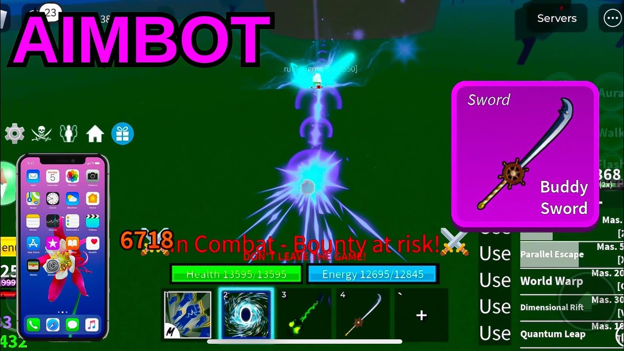 Buddy Sword is FREE HACKS!! | Bounty Hunt / Mobile | Blox Fruits