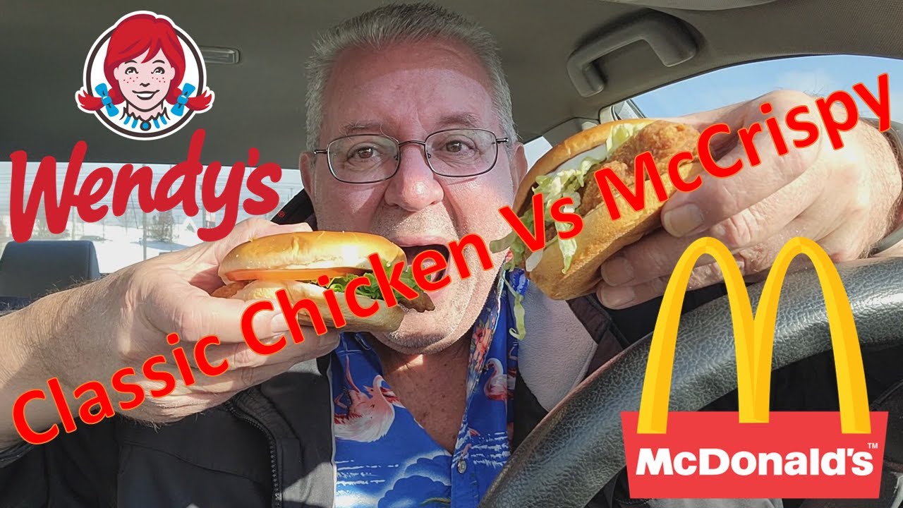 McDonald's McCrispy Vs Wendy's Classic Chicken Sandwich.  Which is better?