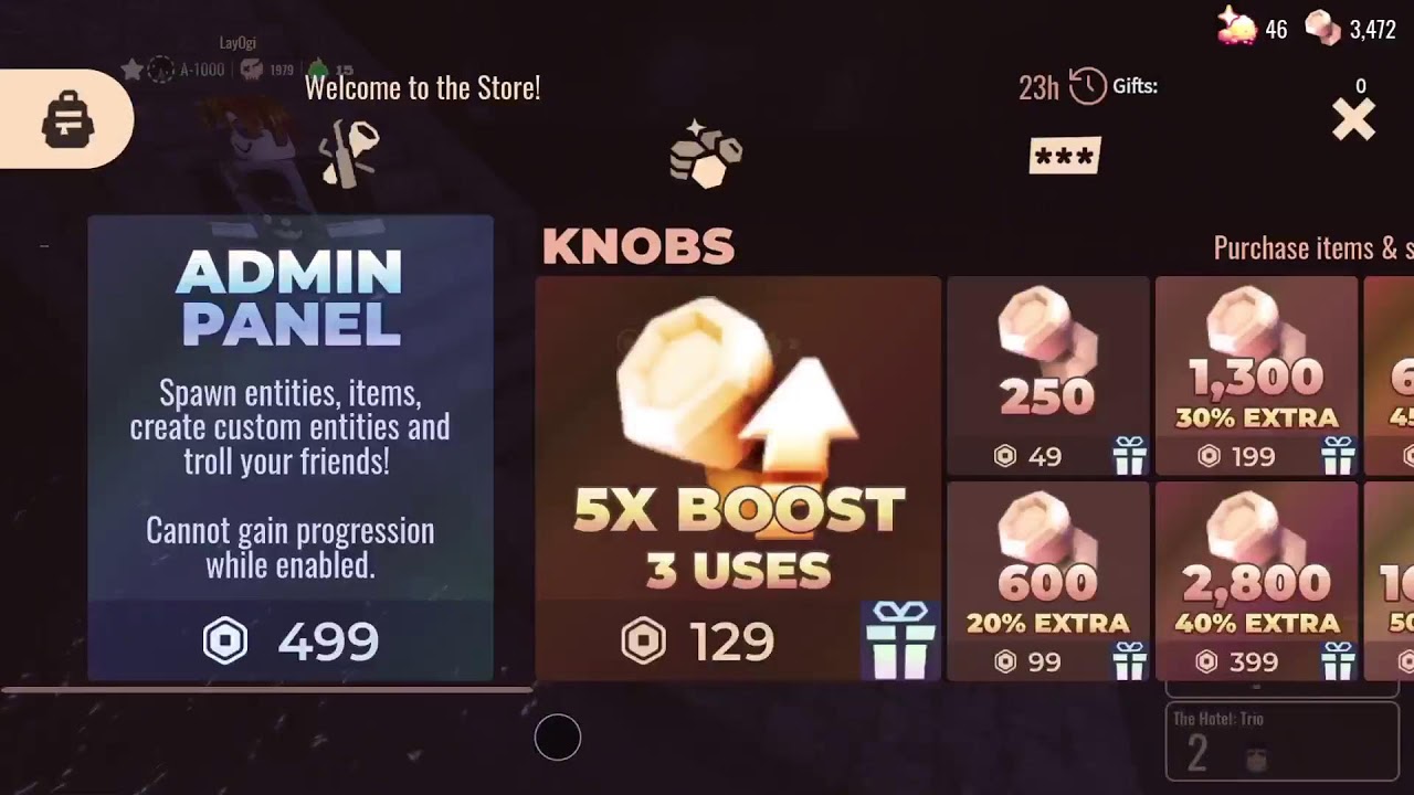 Grinding to get crucifix badges in doors part 1