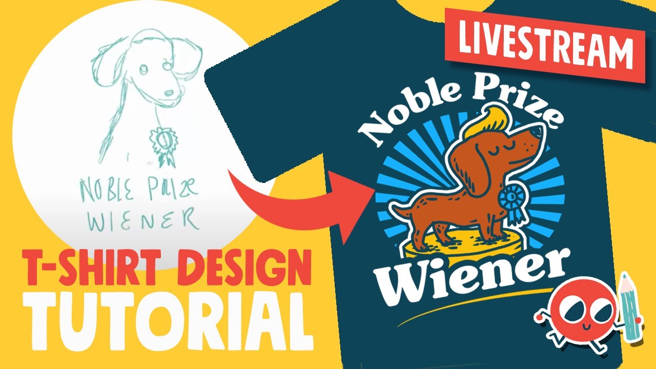 T-Shirt Design Tutorial [LIVESTREAM]: TShirt Illustration In Procreate and Photoshop