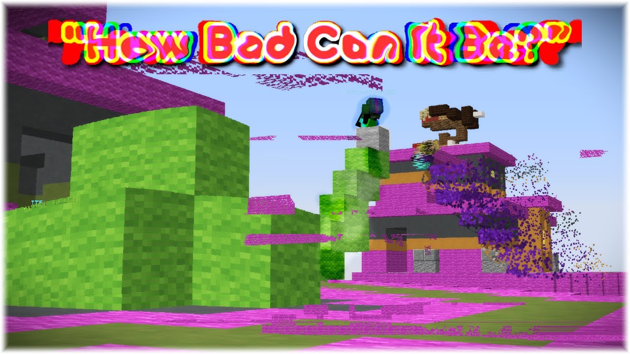 I Tried The Most CURSED Texture Packs in Bedwars!