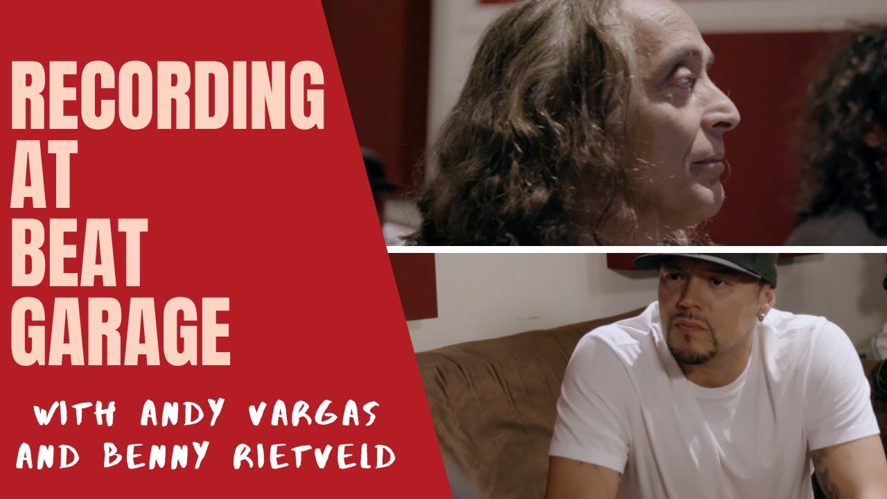 Recording at BeatGarage featuring Andy Vargas and Benny Rietveld