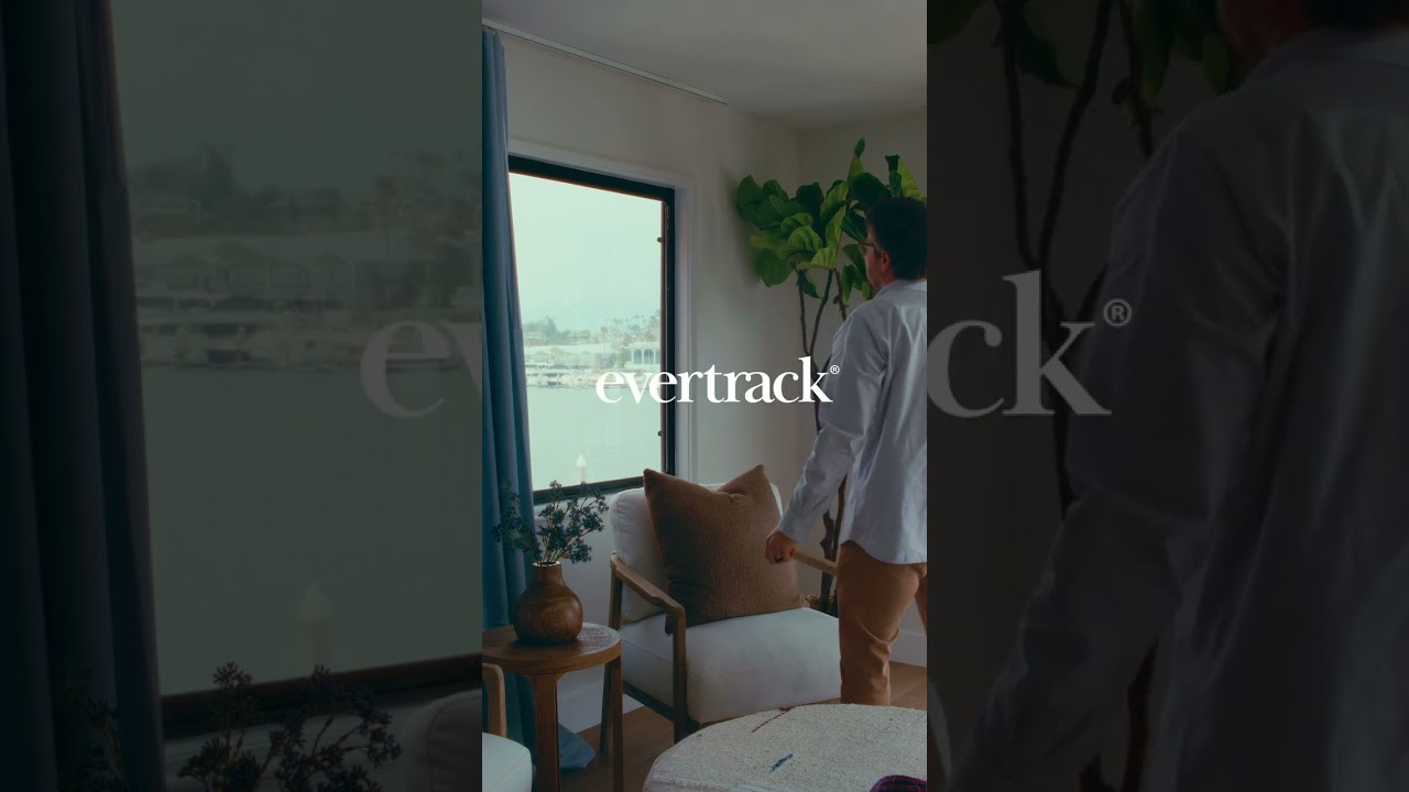 EverTrack - Icefall Blue Stardust Curtains