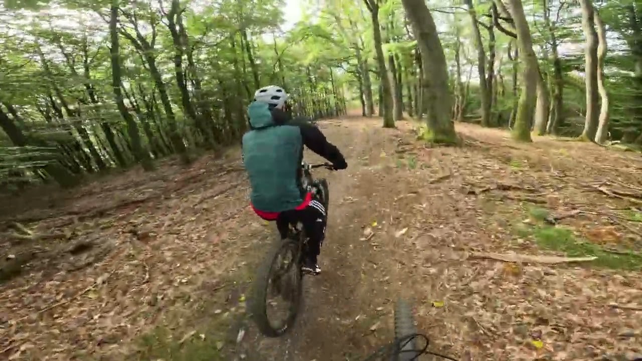 Kammtrails Brandfleck Trail mit Tücken-Bad Sunday- (⚫schwarz) EMTB DH Glück gehabt