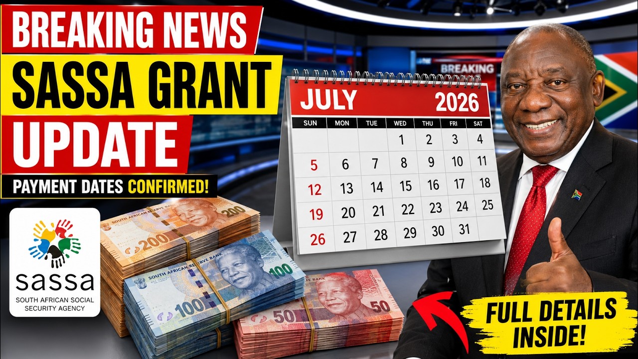 SASSA July 2026 Payment Dates Confirmed &ndash; Check Yours Now! Full Grant Schedule & Important Updates