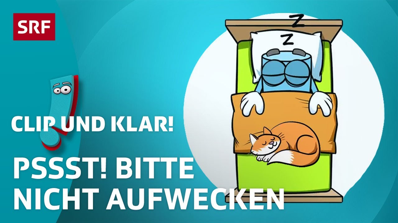 Warum ist Schlaf so wichtig? | SRF Kids – Clip und klar! | Für Kinder erklärt