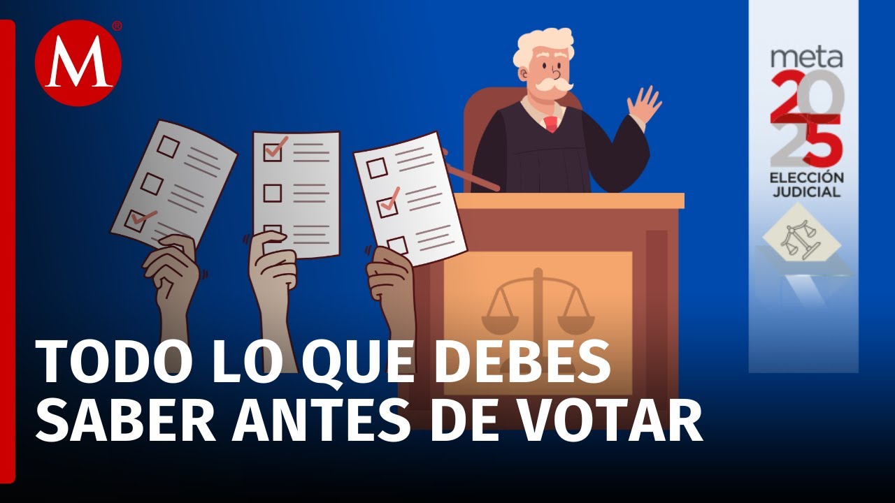 Cuenta REGRESIVA para la elecci&oacute;n del Poder Judicial