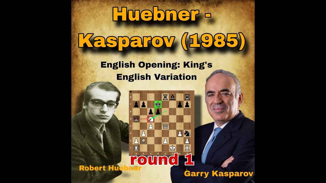 Huebner vs Kasparov, 1985 | #cheesclub
