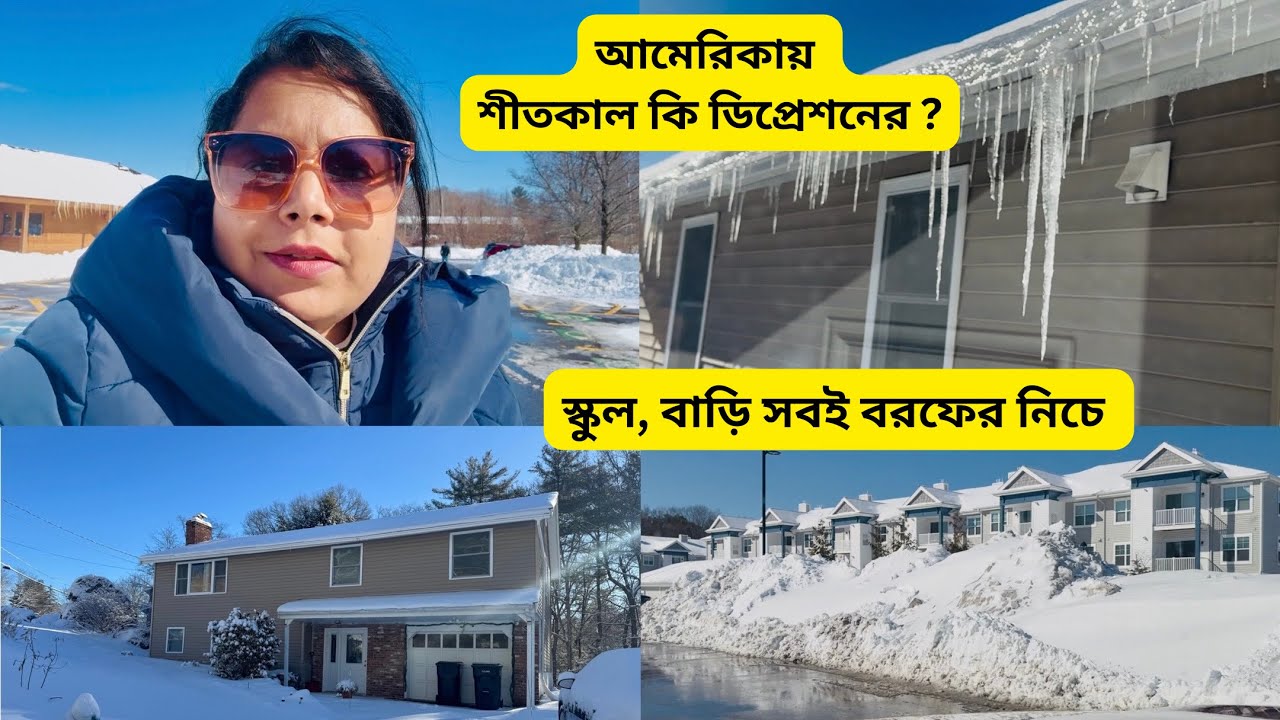 আমেরিকায় সবচেয়ে ভয়ঙ্কর তুষারঝড়ের পর স্কুল, বাড়ি সবই বরফের তলায় || Historic Winter Storm 2026