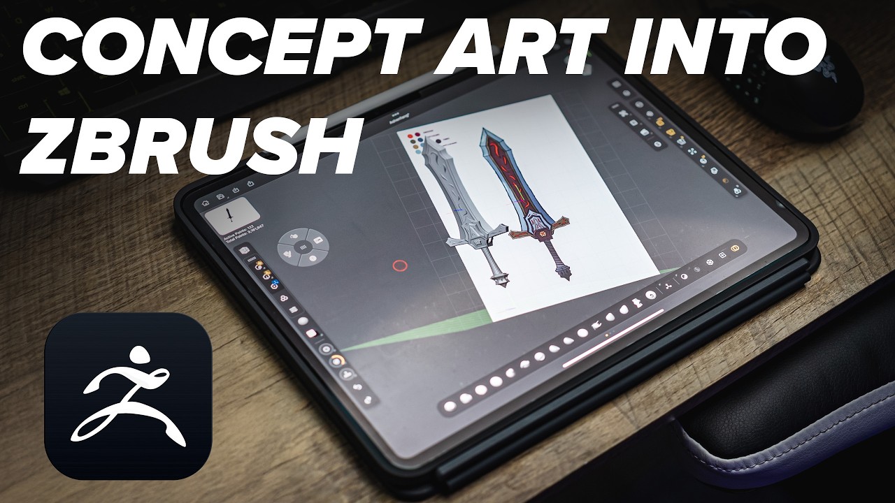 How to Import Reference Images in ZBrush for iPad