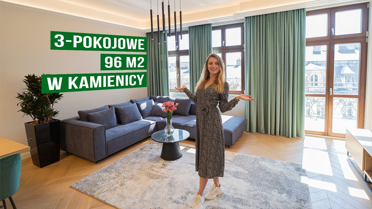 Przestronne 3-pokojowe mieszkanie 96m2 🏢w centrum miasta